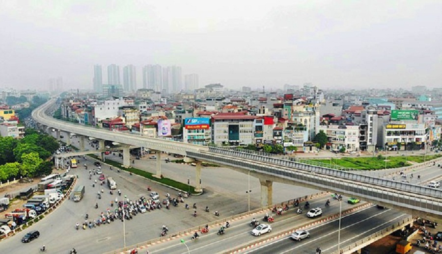 Tuyến đường Nhổn – Ga Hà Nội đang hoàn thành